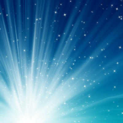 blue background and stars