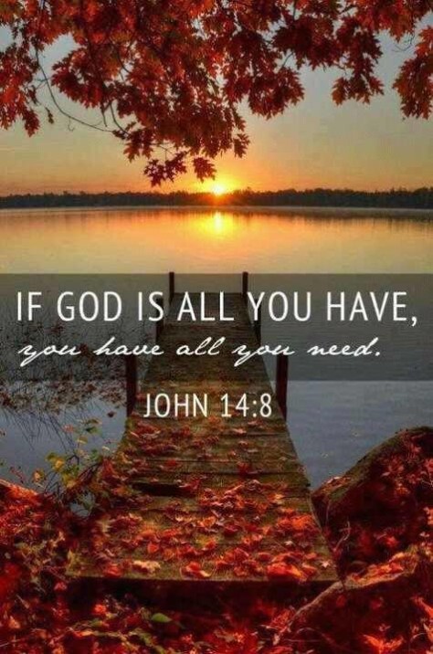God is all you have