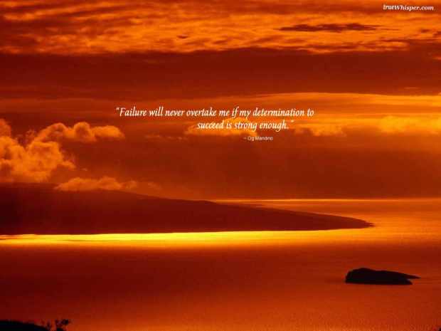 Failure and determination