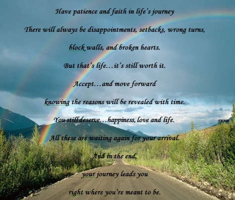 patience in the journey