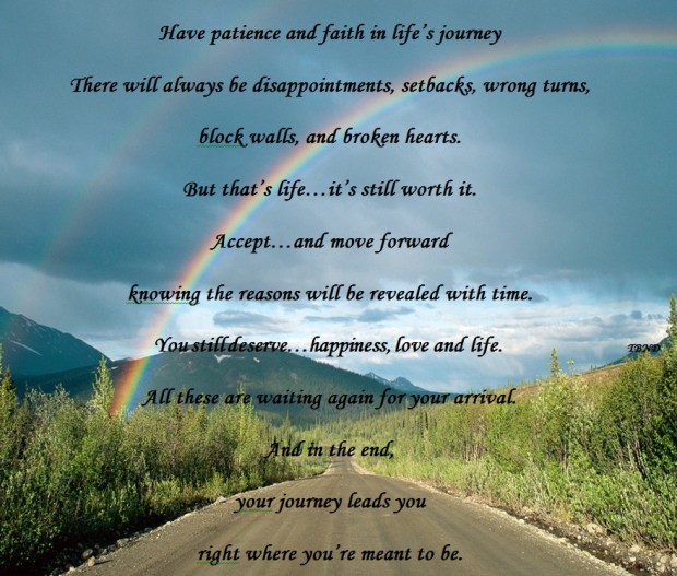 patience in the journey