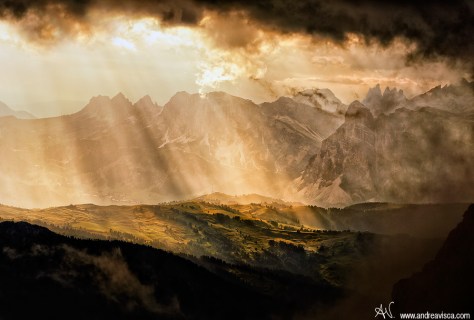 Light on the Mountain - Lagazuoi Refuge, Dolomites – Andrea Visca