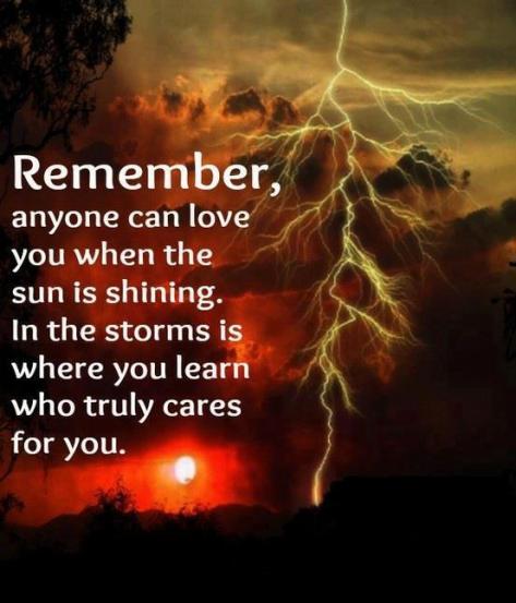 love and storms