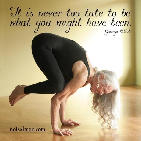 NEVER TOO LATE