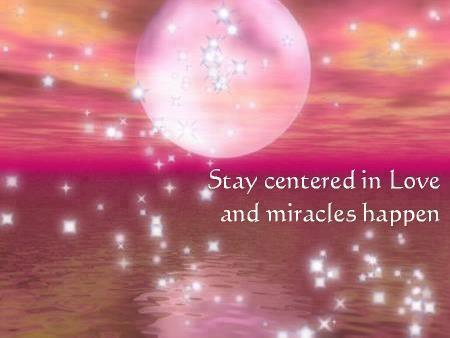 stay centered in love